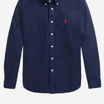 CAMICIA IN LINO CON LOGO 323967600 004 POLO RALPH LAUREN KIDS 