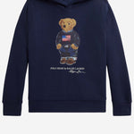 FELPA IN MISTO COTONE CON STAMPA POLO BEAR 323A10529 001 POLO RALPH LAUREN KIDS 