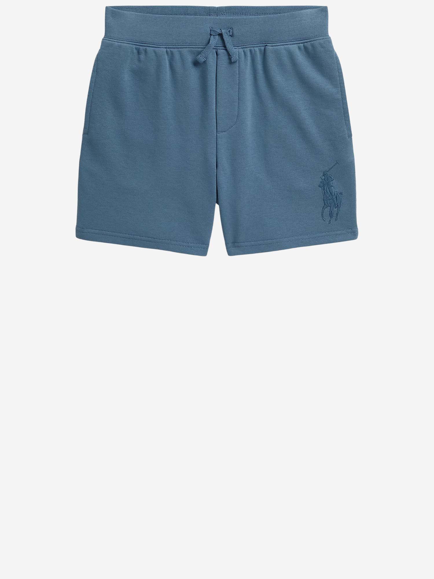 PANTALONI CORTI IN COTONE CON LOGO 323A12258 001 POLO RALPH LAUREN KIDS 
