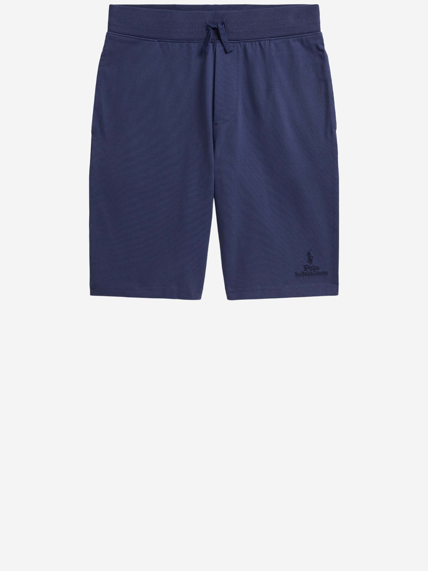 PANTALONI CORTI IN COTONE 323A12259 003 POLO RALPH LAUREN KIDS 