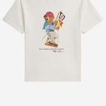 T-SHIRT POLO BEAR IN JERSEY DI COTONE 323A12428 001 POLO RALPH LAUREN KIDS 