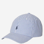 CAPPELLO DA BASEBALL IN COTONE A RIGHE 323B21501 001 POLO RALPH LAUREN KIDS 