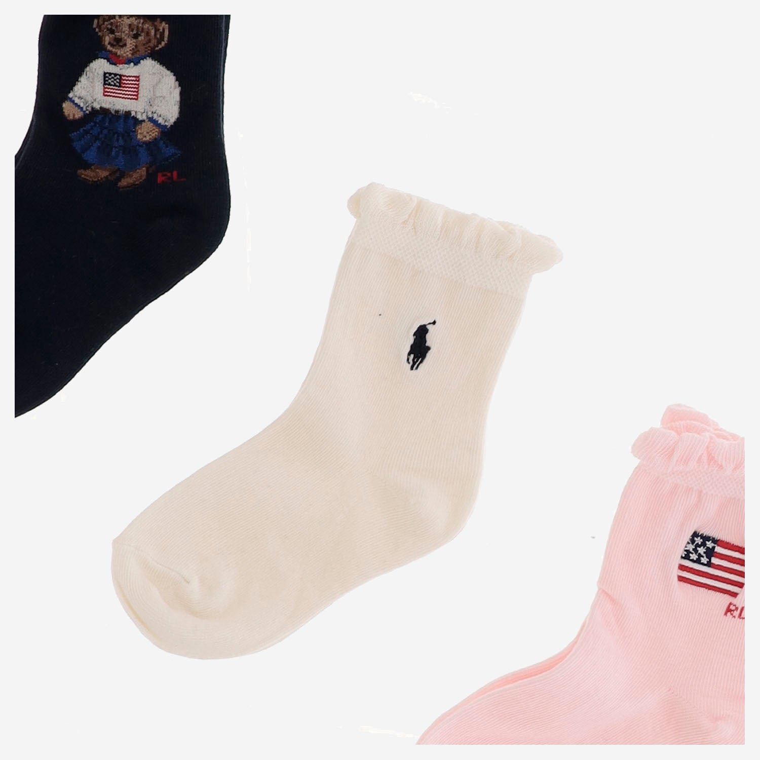 Set calzini bambino 447P11076 001 POLO RALPH LAUREN KIDS 