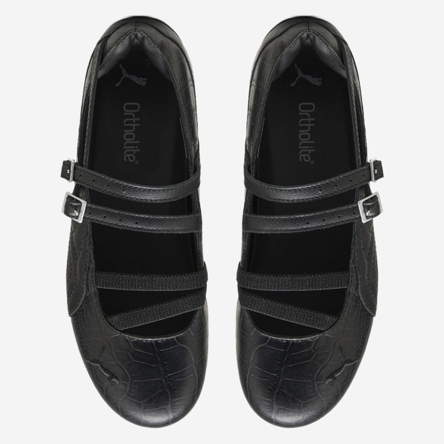 BALLERINE SPEEDACAT IN PELLE 40532701 BLACKCOOLDARKGRAY PUMA 