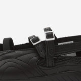 BALLERINE SPEEDACAT IN PELLE 40532701 BLACKCOOLDARKGRAY PUMA 