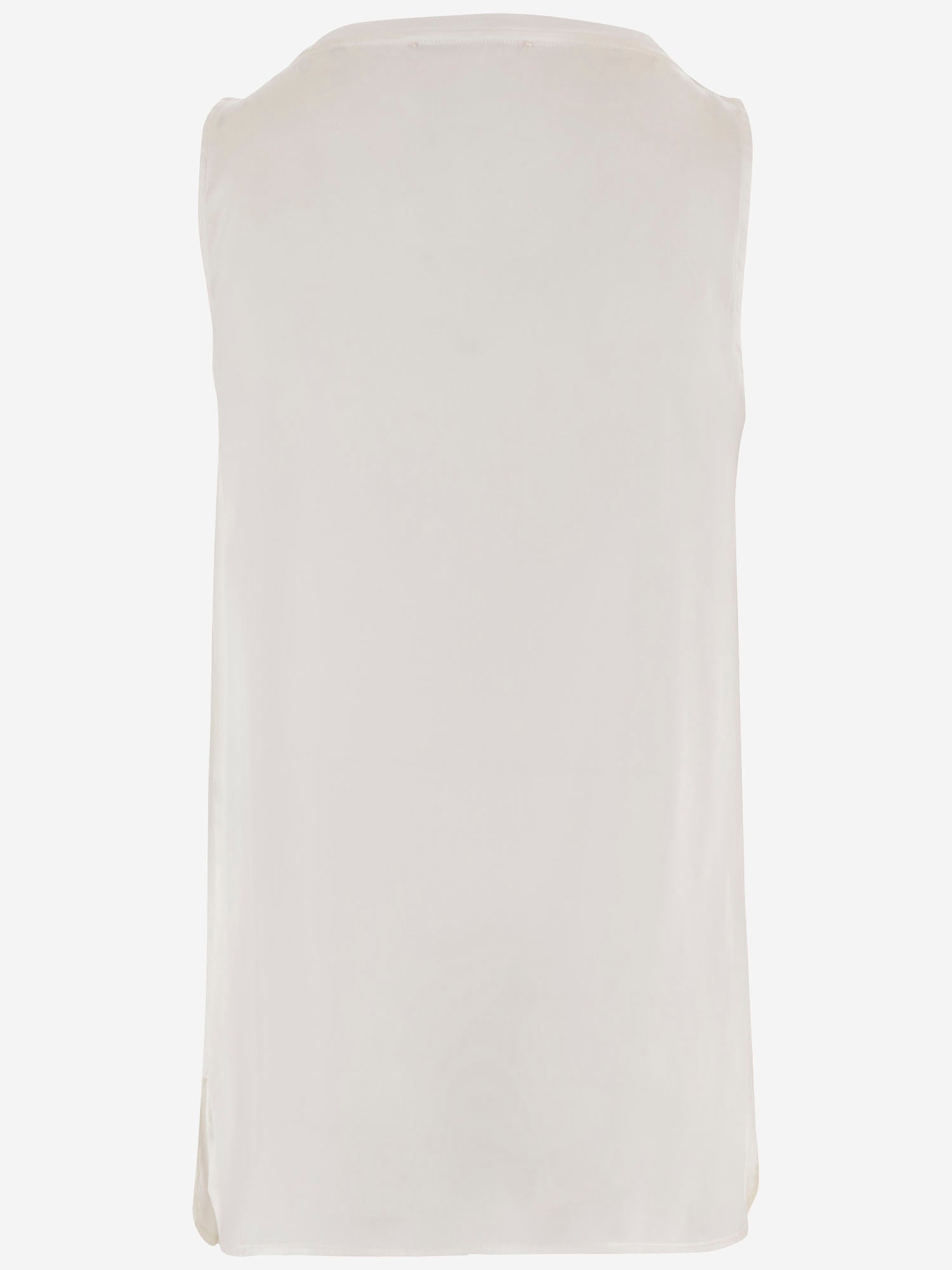 TOP SENZA MANICHE IN COTONE STRETCH POPPYC TE075C301 Q-WINS 