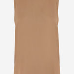 TOP SENZA MANICHE IN COTONE STRETCH POPPYC TE075C322 Q-WINS 