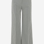 PANTALONI IN MISTO COTONE STRETCH A RIGHE MELODYB 506354 QL2 