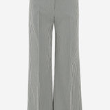 PANTALONI IN MISTO COTONE STRETCH A RIGHE MELODYB 506354 QL2 