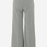 PANTALONI IN MISTO COTONE STRETCH A RIGHE MELODYB 506354 QL2 
