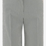 PANTALONI IN MISTO COTONE STRETCH A RIGHE MELODYB 506354 QL2 