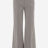 PANTALONI IN MISTO COTONE STRETCH A RIGHE MELODYB 5063573 QL2 