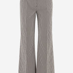 PANTALONI IN MISTO COTONE STRETCH A RIGHE MELODYB 5063573 QL2 