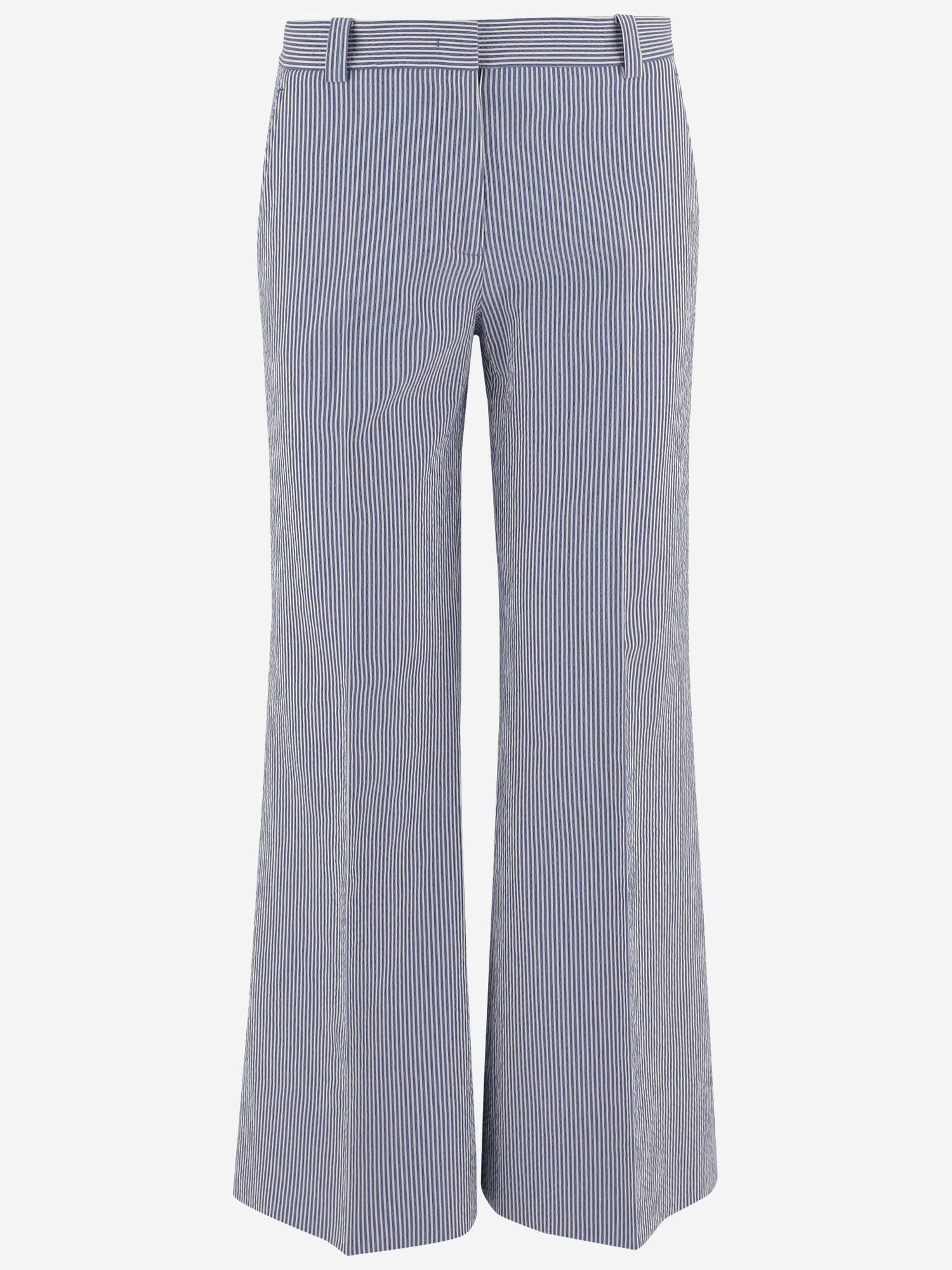 PANTALONI IN MISTO COTONE STRETCH A RIGHE MELODYB 5063584 QL2 