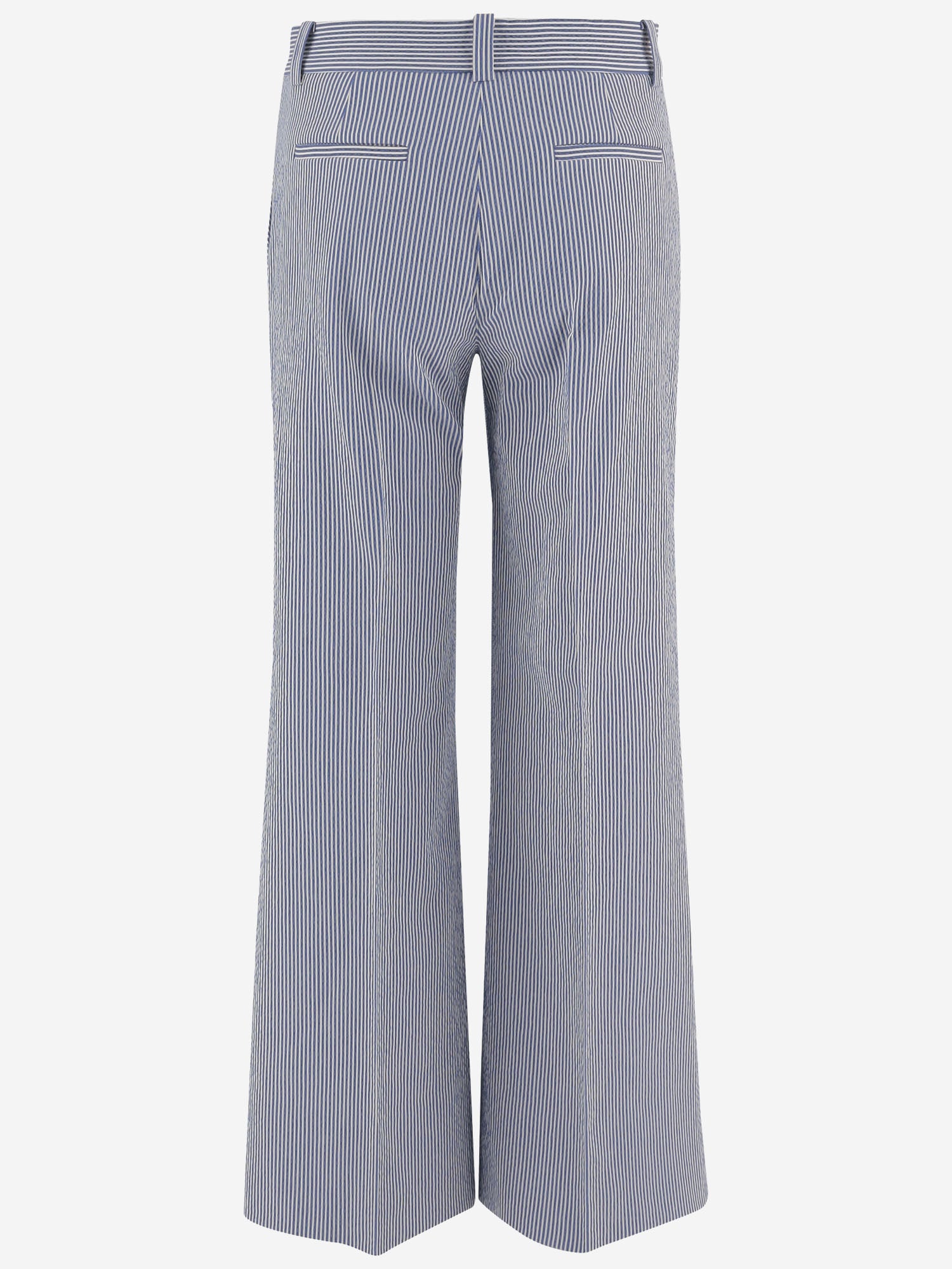 PANTALONI IN MISTO COTONE STRETCH A RIGHE MELODYB 5063584 QL2 