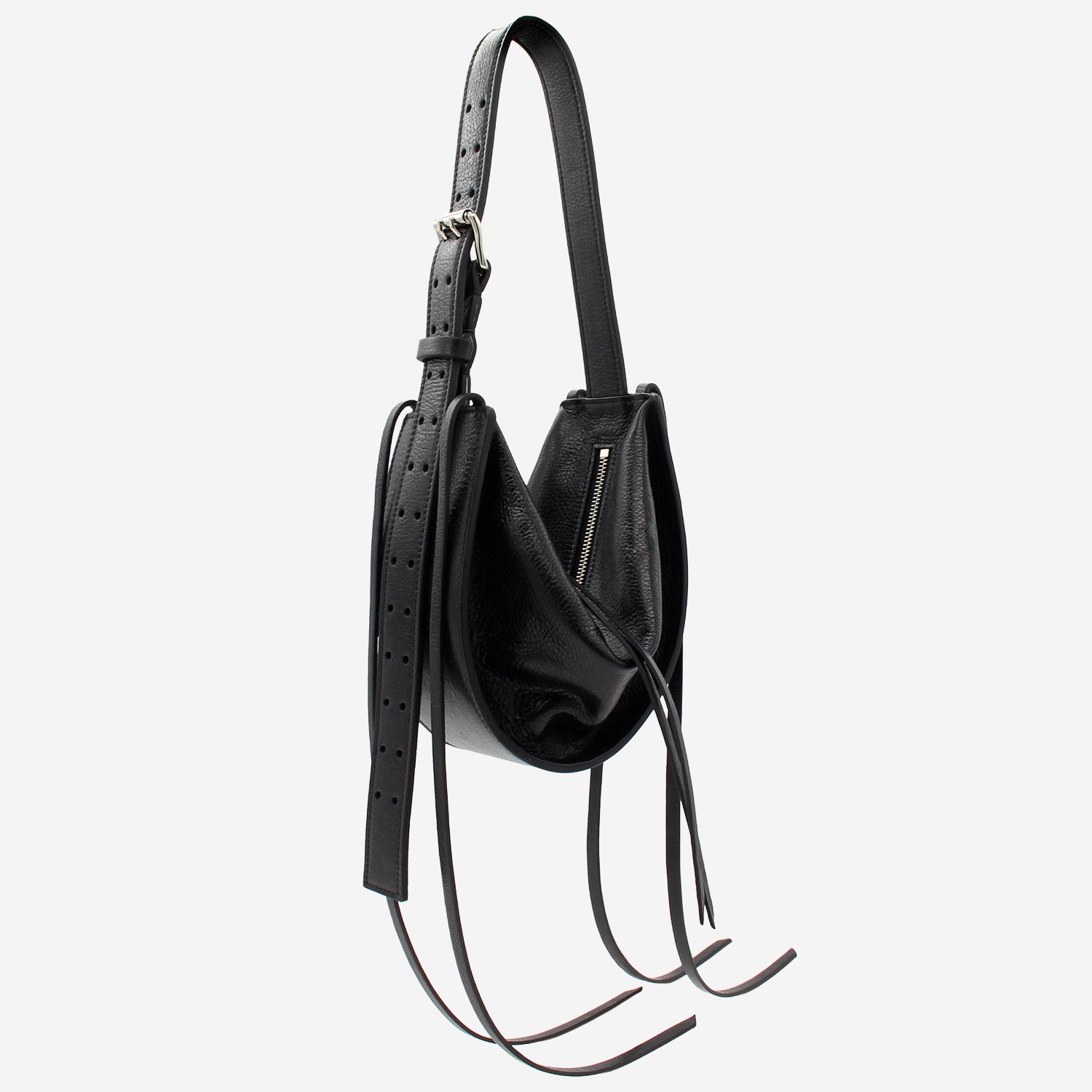 Borsa amaca con frange in pelle martellata AMACASOUFFLE 002SL RADICA STUDIO 