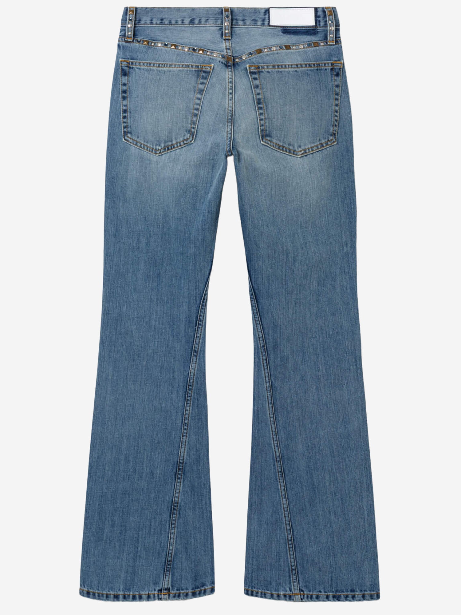 JEANS TWISTED MID RISE BOOTCUT COTONE 13803WTWMRBTA THUNDERSTRUCK RE/DONE 