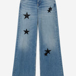 JEANS OPAL INDIGO STAR IN MISTO COTONE STRETCH 19003WMRWDLGB OPALINDIGOSTAR RE/DONE 