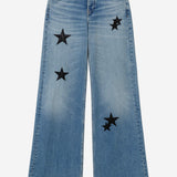 JEANS OPAL INDIGO STAR IN MISTO COTONE STRETCH 19003WMRWDLGB OPALINDIGOSTAR RE/DONE 