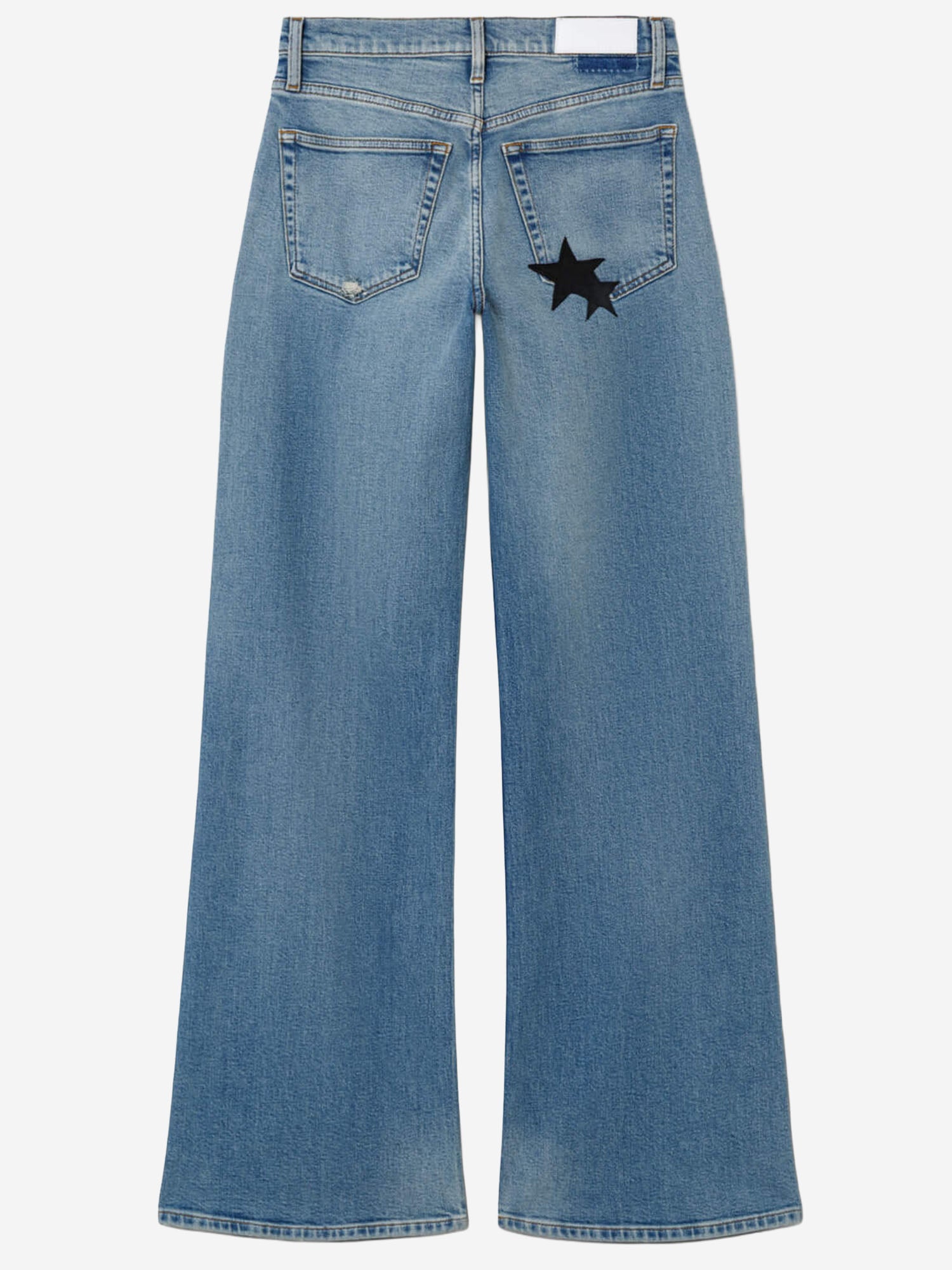 JEANS OPAL INDIGO STAR IN MISTO COTONE STRETCH 19003WMRWDLGB OPALINDIGOSTAR RE/DONE 