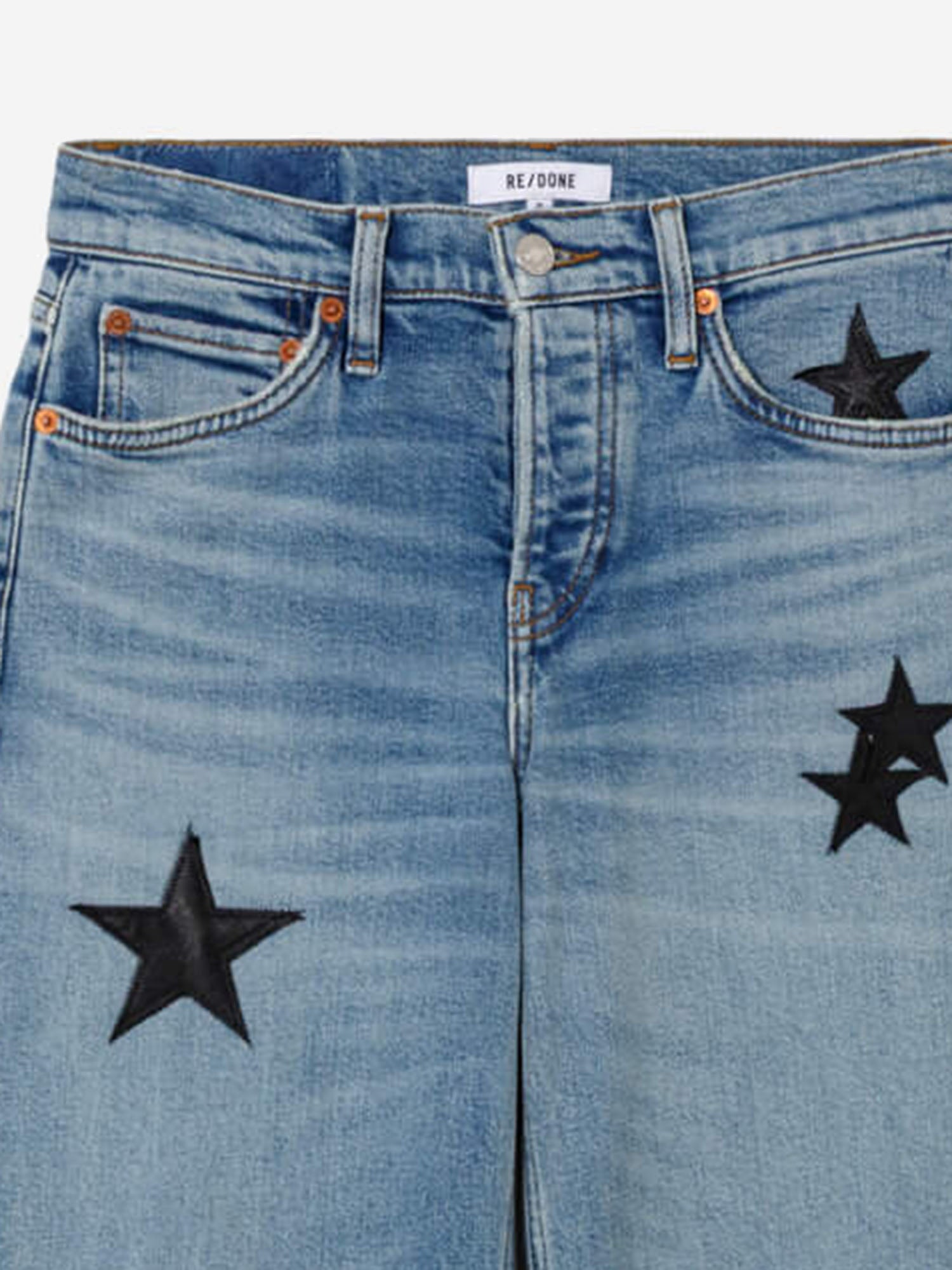 JEANS OPAL INDIGO STAR IN MISTO COTONE STRETCH 19003WMRWDLGB OPALINDIGOSTAR RE/DONE 