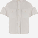 CAMICIA IN MISTO COTONE CON PIEGHE POSTERIORI 08314 151 SACAI 