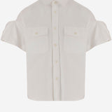 CAMICIA IN MISTO COTONE CON PIEGHE POSTERIORI 08314 151 SACAI 