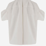 CAMICIA IN MISTO COTONE CON PIEGHE POSTERIORI 08314 151 SACAI 