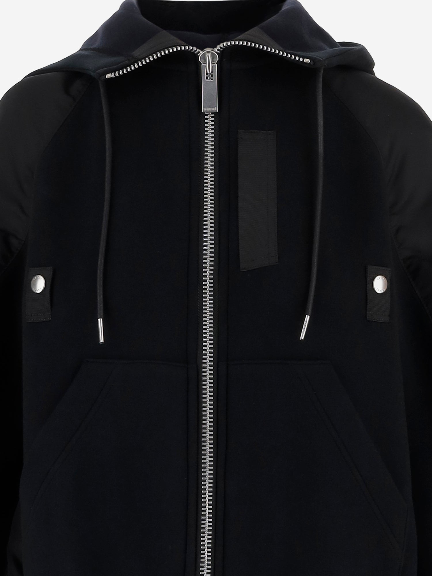 FELPA CON ZIP IN MISTO COTONE 08343 001 SACAI 