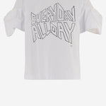 T-SHIRT IN COTONE CON MANICHE DOPPIE 08354 101 SACAI 