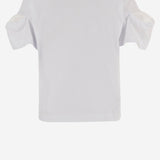 T-SHIRT IN COTONE CON MANICHE DOPPIE 08354 101 SACAI 