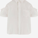 CAMICIA IN MISTO COTONE CON PIEGHE POSTERIORI 08395 151 SACAI 