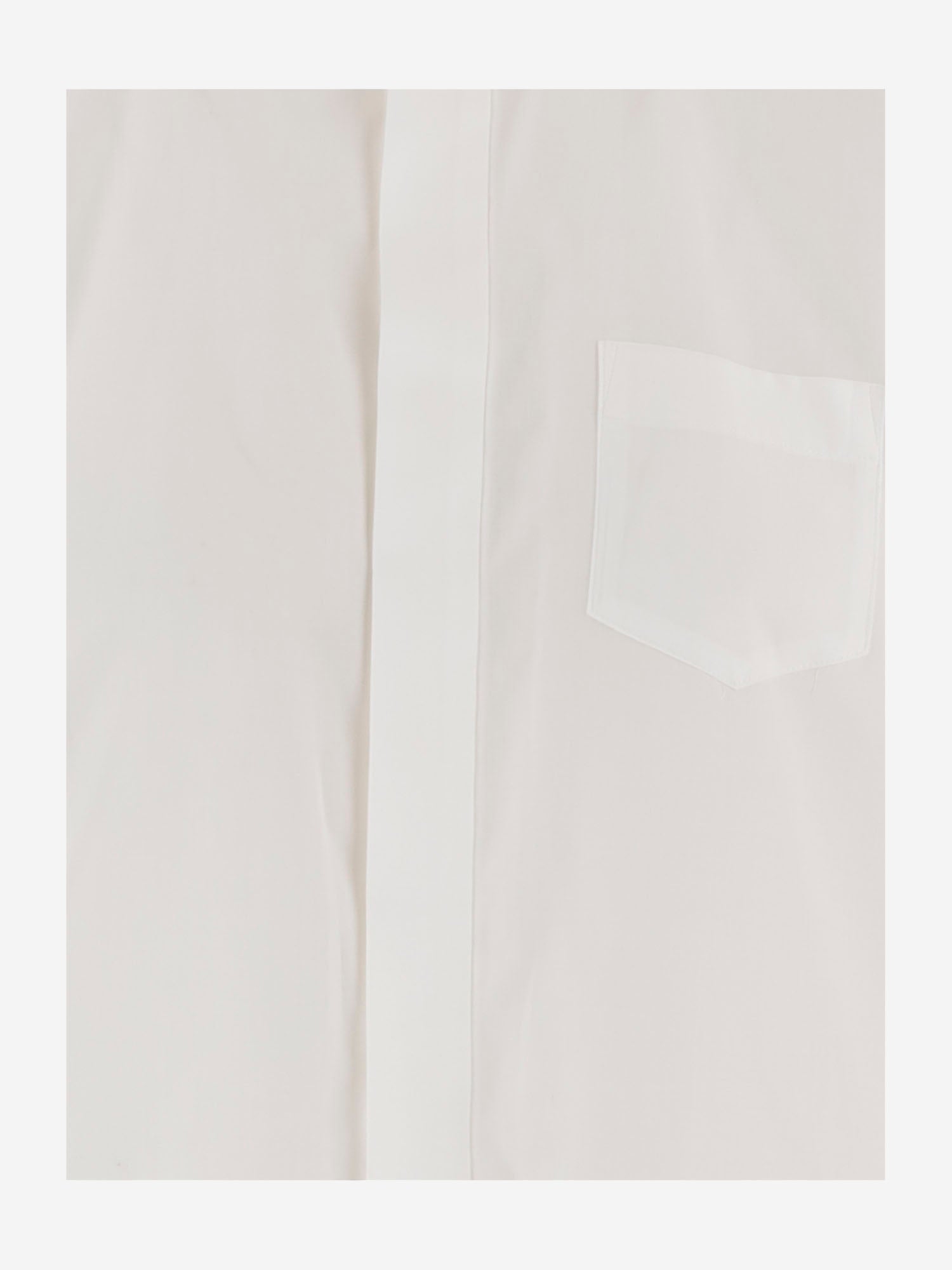 CAMICIA IN MISTO COTONE CON PIEGHE POSTERIORI 08395 151 SACAI 