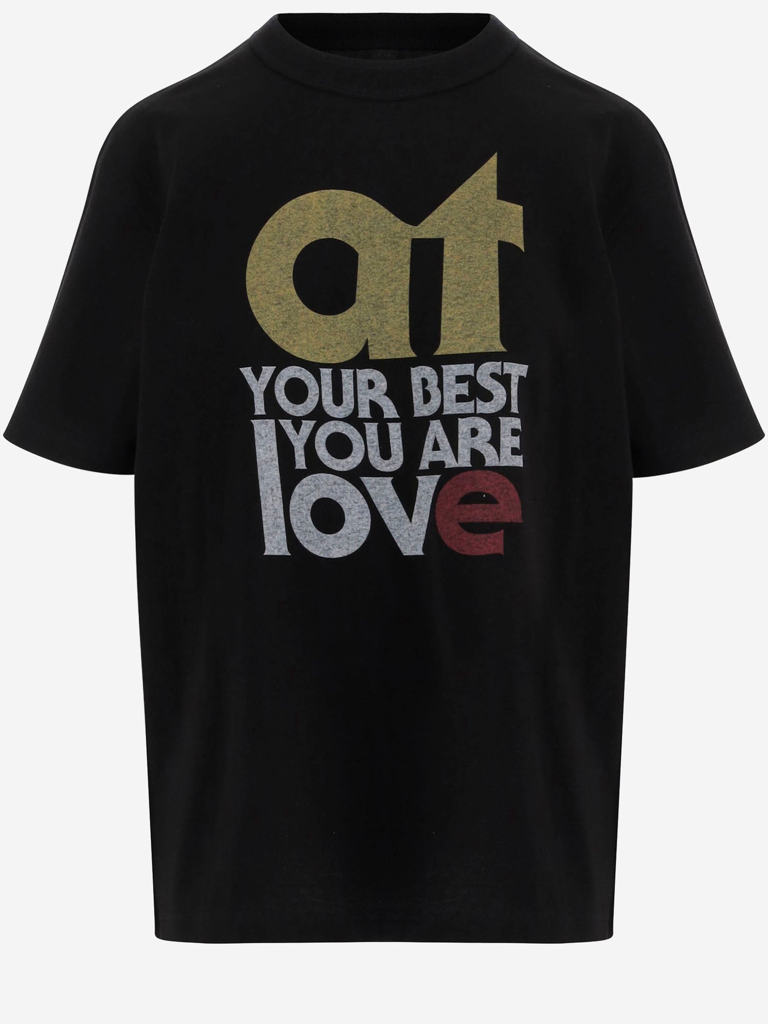 T-SHIRT IN COTNE CON STAMPA 2601147S 001 SACAI 