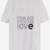 T-SHIRT IN COTONE CON STAMPA 2601147S 101 SACAI 
