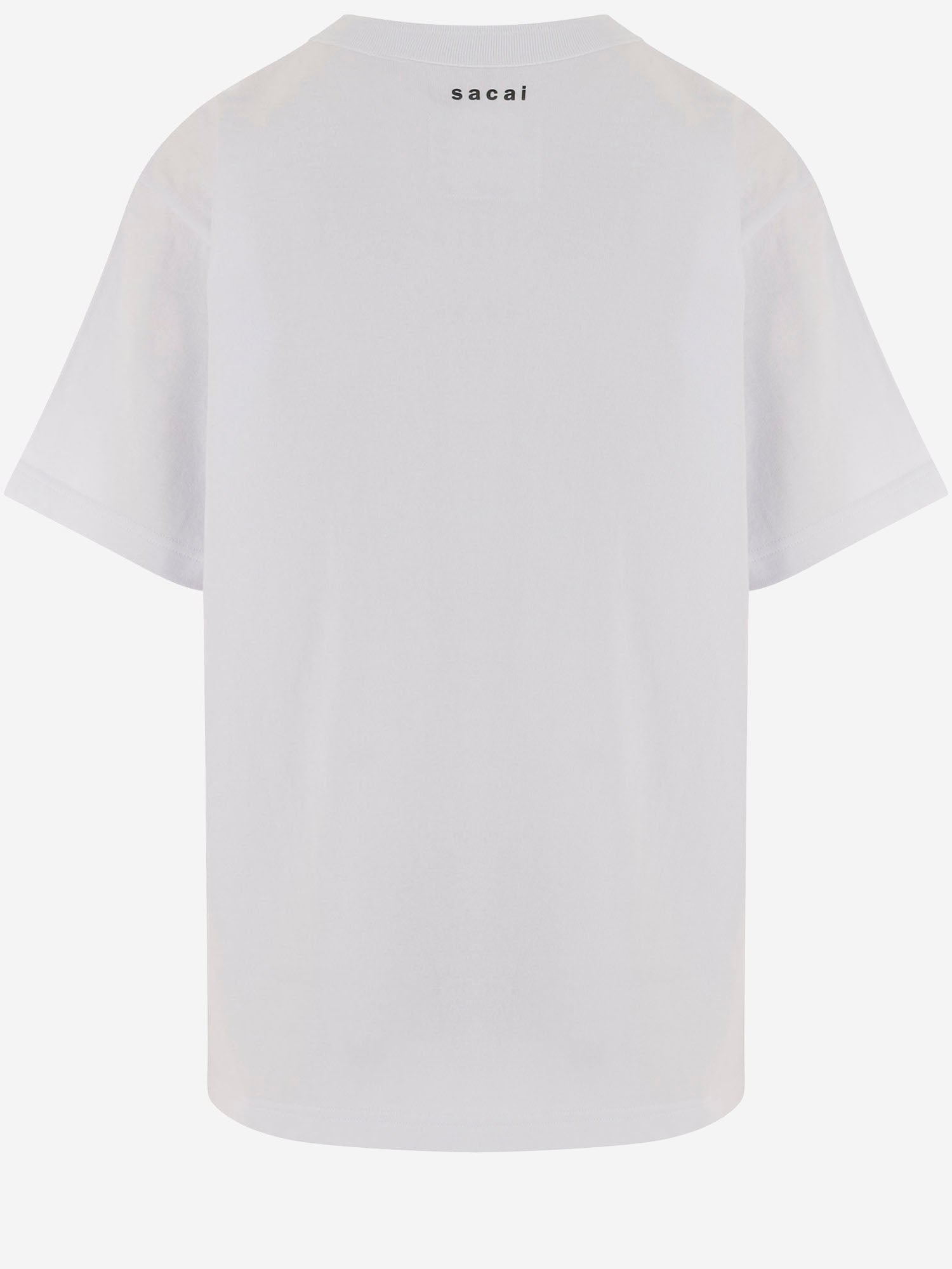 T-SHIRT IN COTONE CON STAMPA 2601150S 101 SACAI 