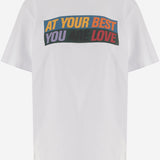 T-SHIRT IN COTONE CON STAMPA 2601150S 101 SACAI 
