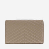 PORTAFOGLIO CASSANDRE IN PELLE 377828 BOW012721 SAINT LAURENT 