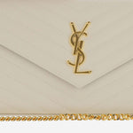 BORSA A SPALLA CASSANDRE IN PELLE 377828 BOW019207 SAINT LAURENT 