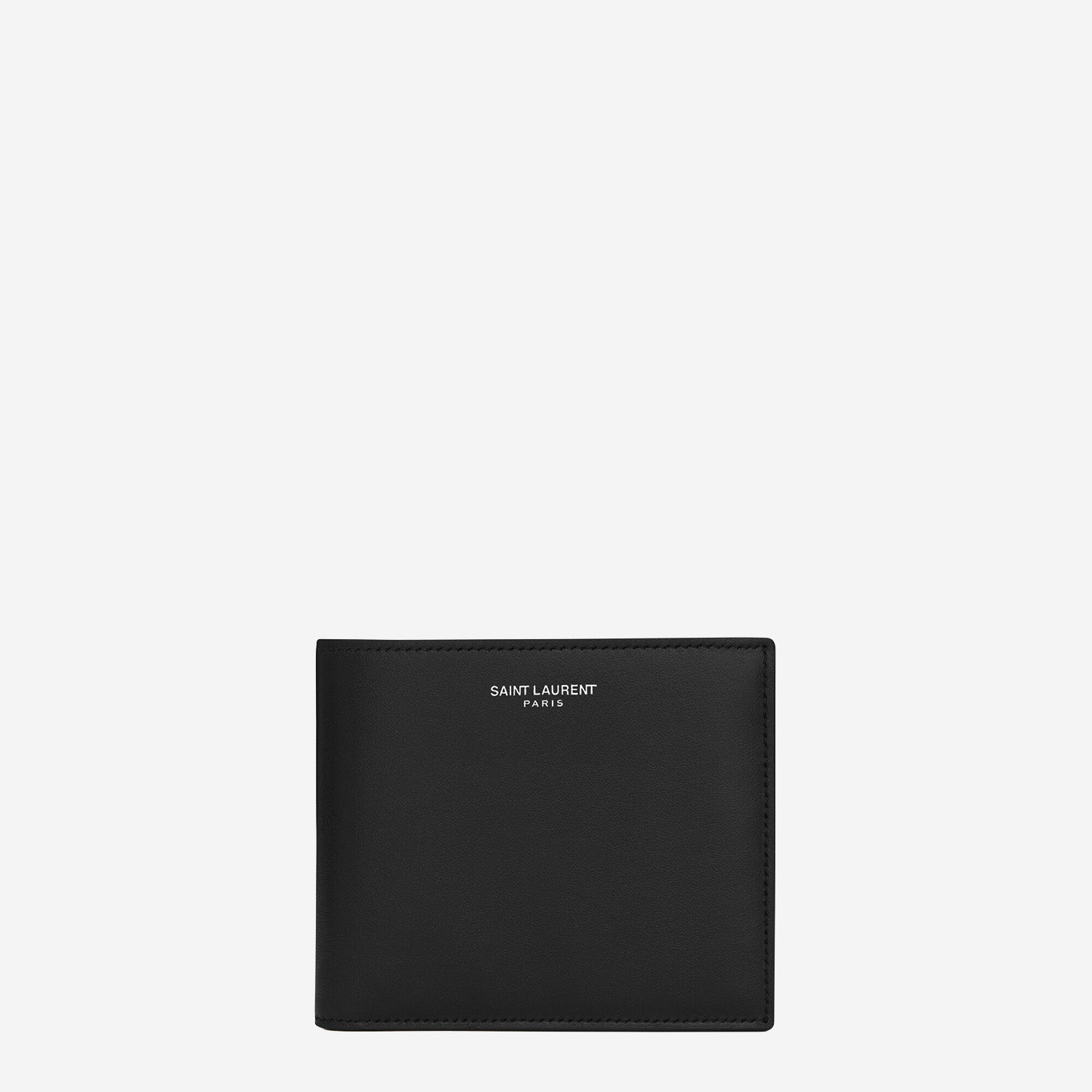 PORTAFOGLIO IN PELLE CON LOGO 396307 0U90N1000 SAINT LAURENT 