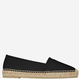 ESPADRILLAS IN PELLE CON LOGO 458573 AAALP1000 SAINT LAURENT 
