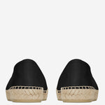 ESPADRILLAS IN PELLE CON LOGO 458573 AAALP1000 SAINT LAURENT 