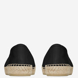 ESPADRILLAS IN PELLE CON LOGO 458573 AAALP1000 SAINT LAURENT 