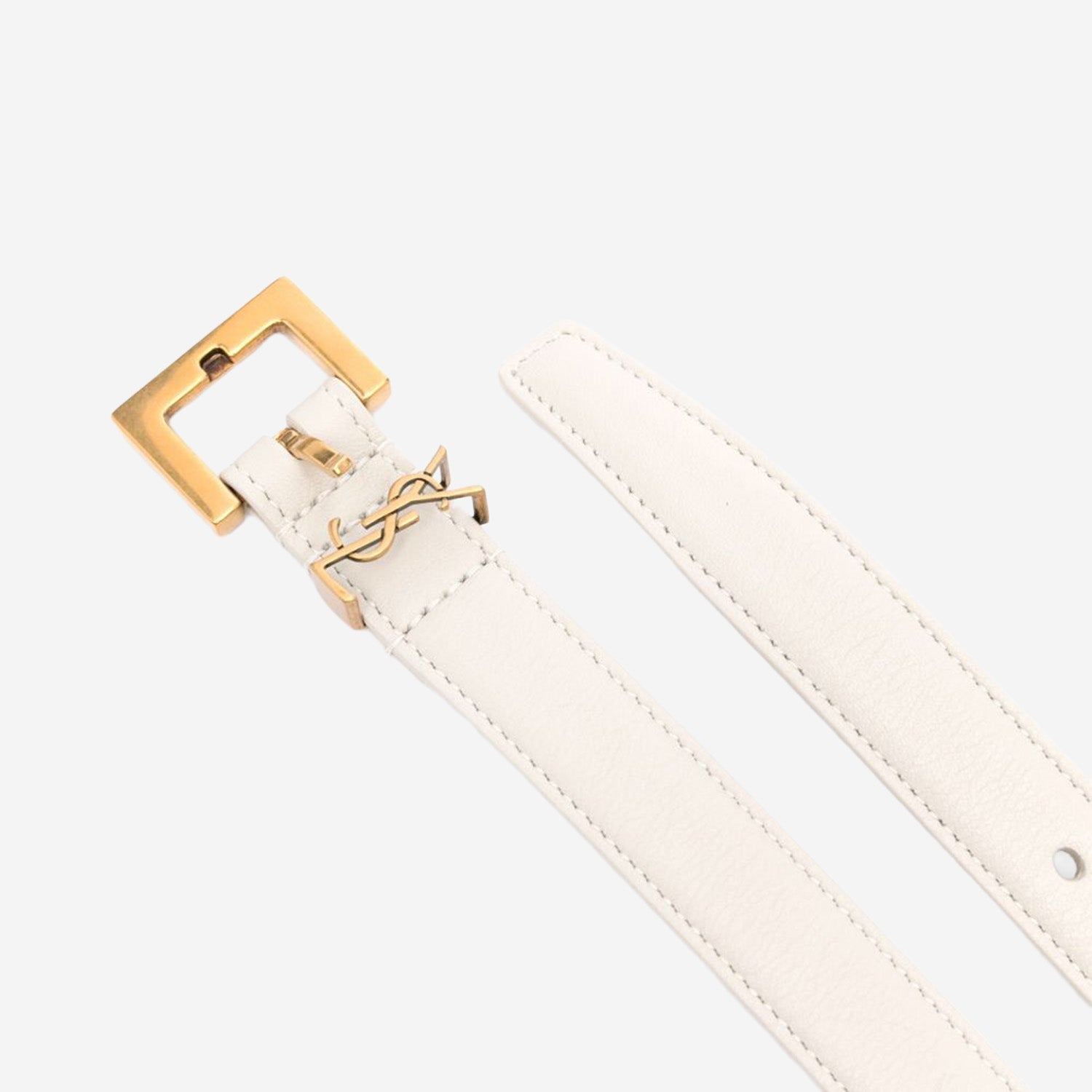 CINTURA IN PELLE CASSANDRE 554465 BOO0W9207 SAINT LAURENT 