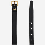 CINTURA CON PLACCA CASSANDRE 612616 DTI0W1000 SAINT LAURENT 