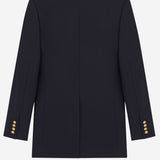GIACCA DOPPIOPETTO IN GABARDINE DI LANA 631980 Y7B734141 SAINT LAURENT 