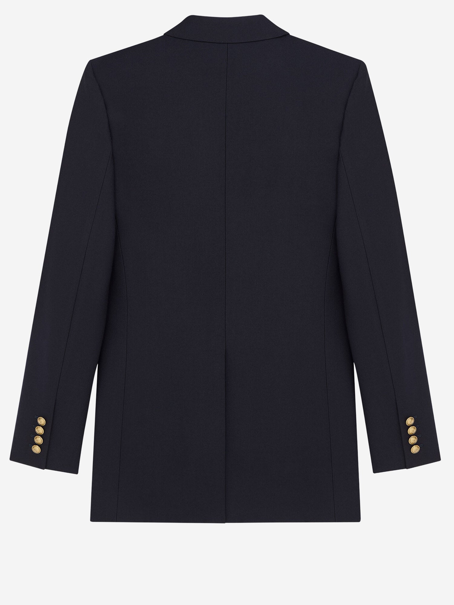 GIACCA DOPPIOPETTO IN GABARDINE DI LANA 631980 Y7B734141 SAINT LAURENT 