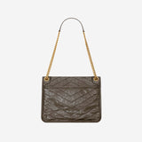 BORSA NIKI MEDIA IN PELLE VINTAGE 633184 0EN073212 SAINT LAURENT 