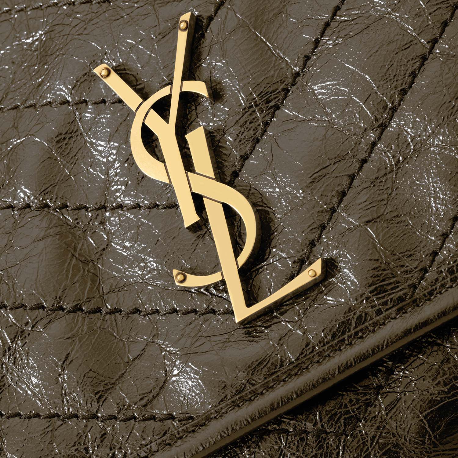 BORSA NIKI MEDIA IN PELLE VINTAGE 633184 0EN073212 SAINT LAURENT 