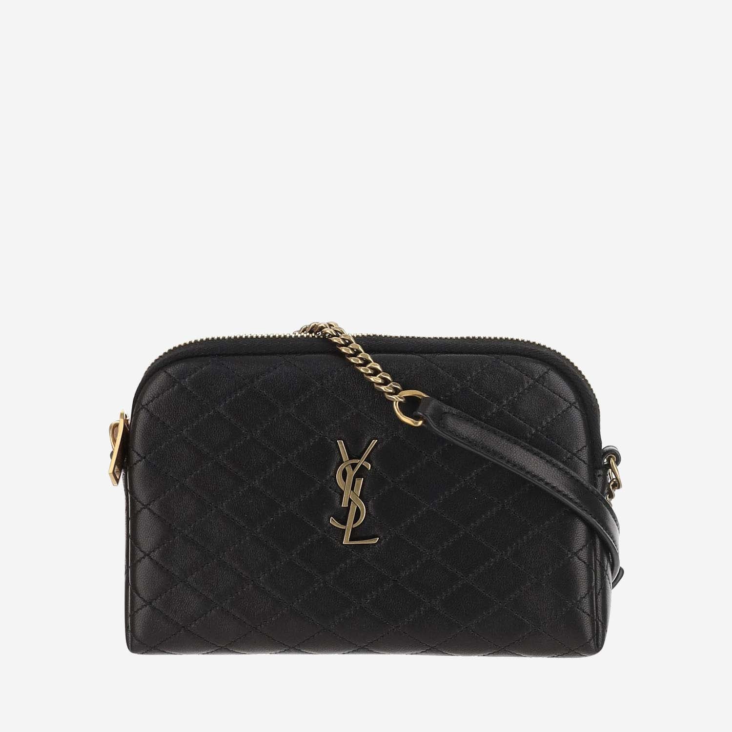 BORSA A SPALLA GABY IN PELLE DI AGNELLO TRAPUNTATA 733667 1EL071000 SAINT LAURENT 